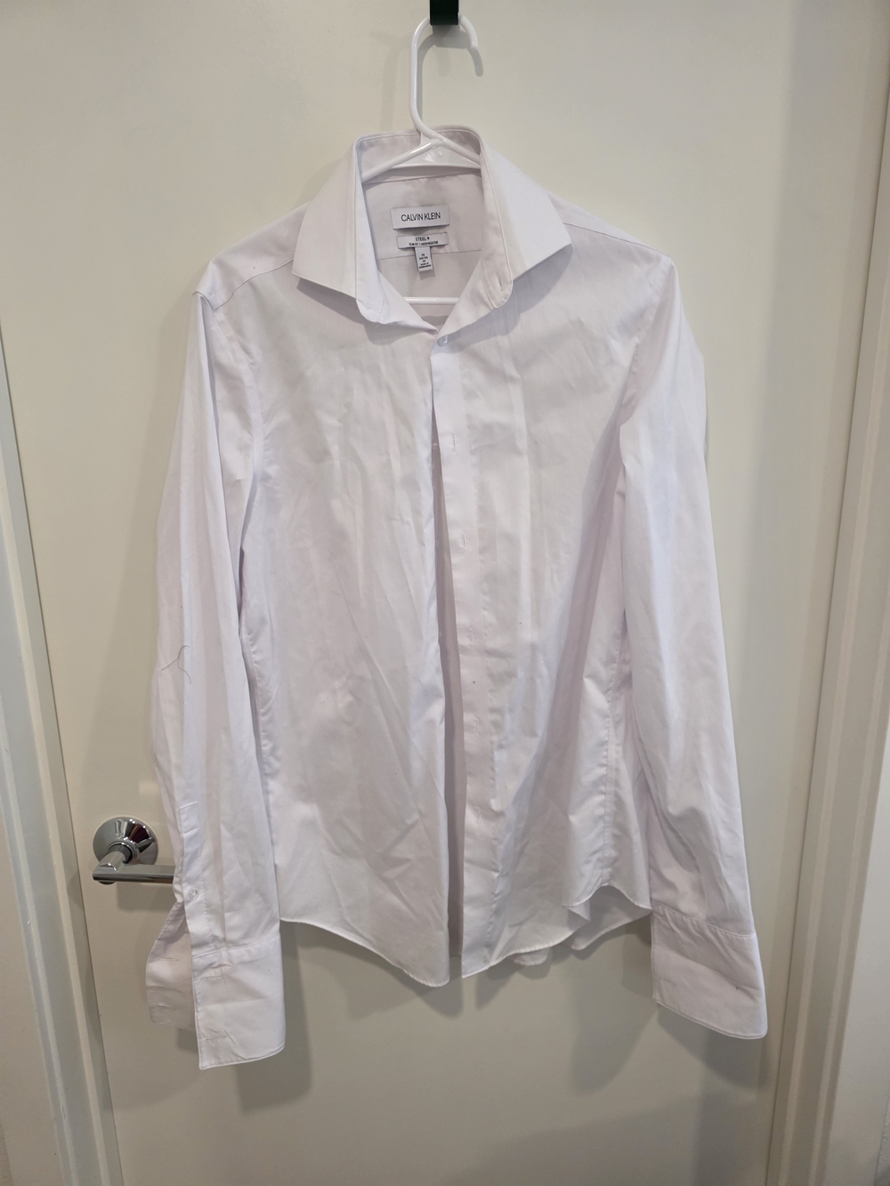 Calvin Klein Men's White Dress Shirt